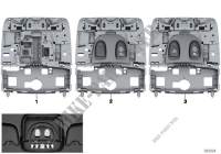 Switch, roof function centre for MINI Cooper 2013