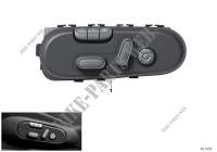 Switch, seat adjustment, memory, driver for MINI Cooper S 2014
