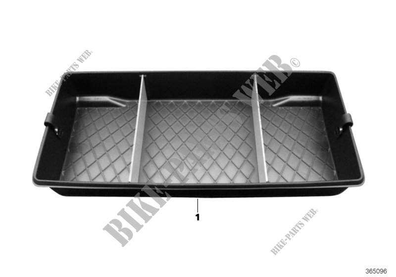 Luggage compartment pan for MINI Cooper S 2013