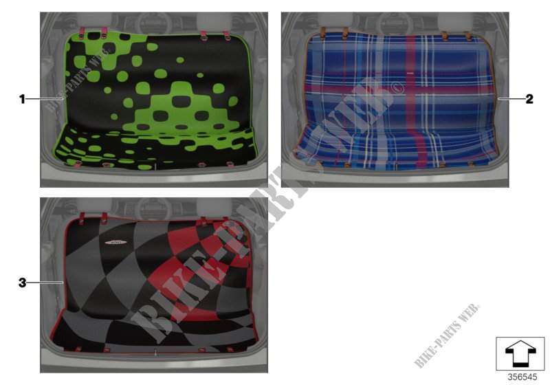 Multifunction cover for MINI Cooper 2014