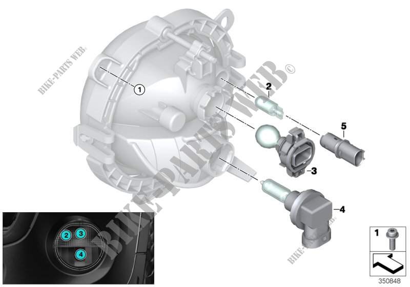 Single parts, headlight, bumper for MINI JCW ALL4 2015