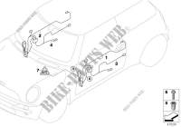 Door wiring harness for MINI One Eco 2009