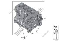 Engine block for MINI Cooper S ALL4 2015
