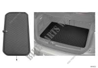 Fitted luggage compartment mat for MINI Cooper SD 2017