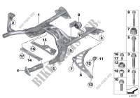 Front axle support/wishbone for MINI Cooper ALL4 2012