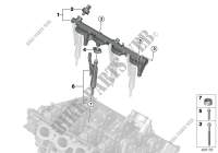 High pressure rail / injector for MINI Cooper S 2013