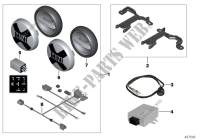 Installing set additional headlight for MINI Cooper SD 2017