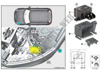 Relay, electric fan motor K5 for MINI Cooper 2013