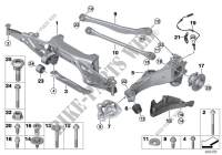 Rr axle support, wheel susp.,whl bearing for MINI One D 2018