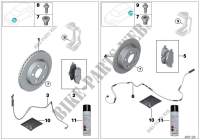 Service, brakes for MINI One D 2014