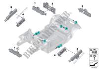 Single parts, aerial, comfort access for MINI Cooper 2014
