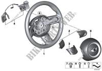 Sport strng wheel,airbag,w/shift paddles for MINI Cooper 2012