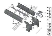 Trim panel roll bar for MINI Cooper D 2014