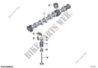 Valve timing gear, camshaft, outlet for MINI JCW 2015