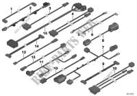Various additional wiring sets for Mini Cooper 2012