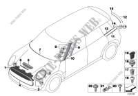 Exterior trim / grille for MINI Cooper 2014