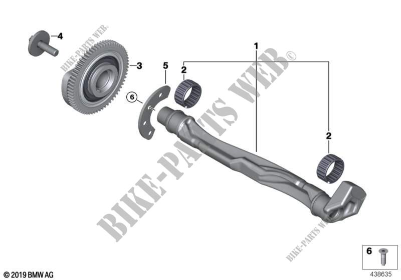 Crankshaft drive mass compensator for MINI Cooper 2014