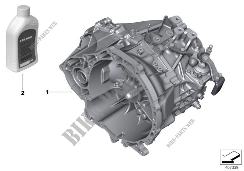 Manual gearbox GS6X60BA for MINI JCW ALL4 2015