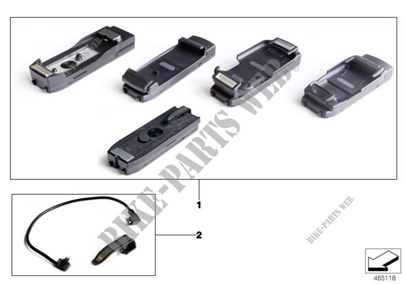 Snap in adapter, Apple devices for MINI Cooper ALL4 2012