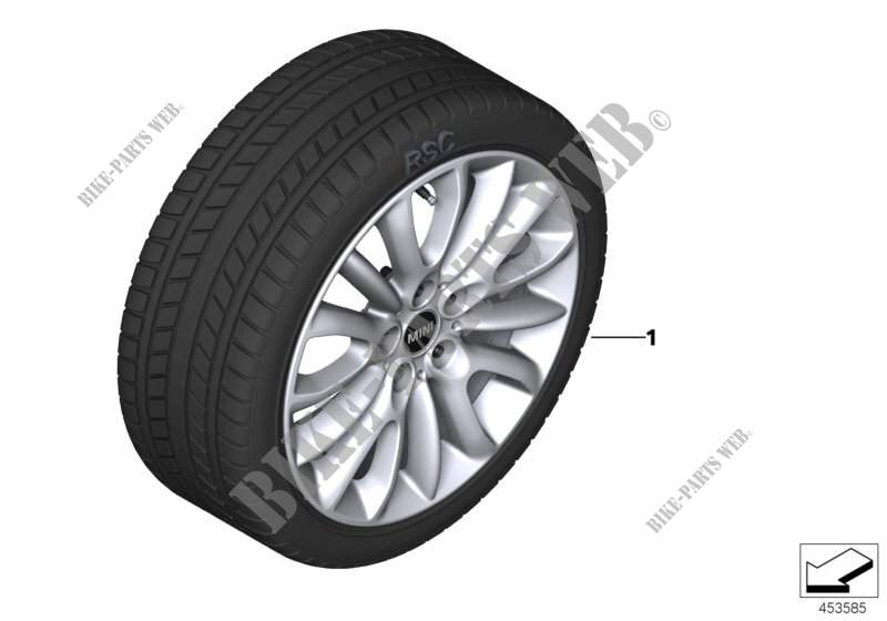 Spike/SC wint.wheel w.tyre Style 519 17