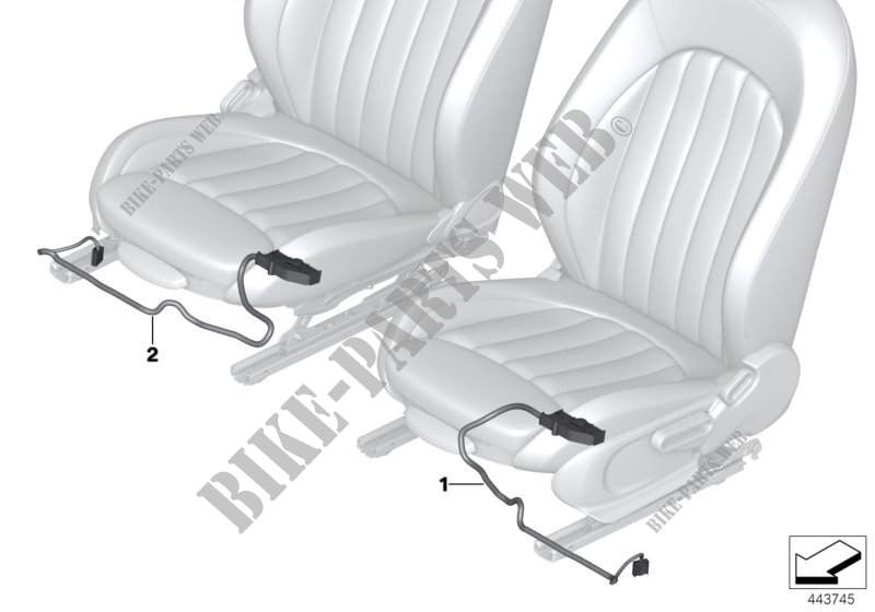 Wiring set seat for MINI JCW ALL4 2015
