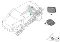 Control unit for fuel pump for MINI Cooper 2013