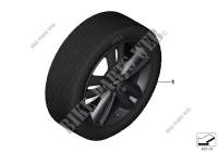 MINI LA wheel Track Spoke 562   17\ for Mini Cooper 2013