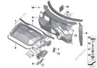 Sound insulating front for Mini Cooper 2012
