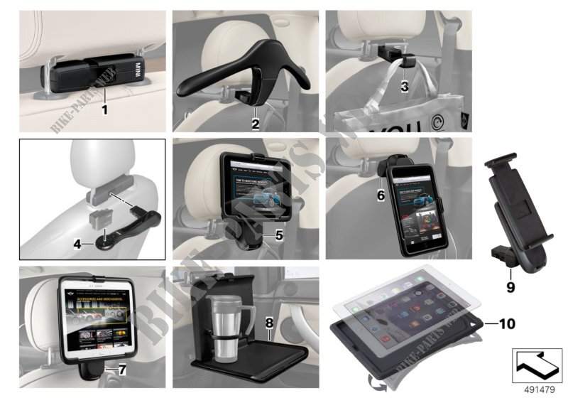 Travel & Comfort system for MINI Cooper 2012