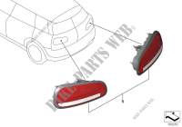Conversion, rear lights, Facelift for MINI Cooper S ALL4 2015