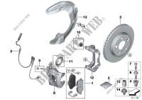 Front wheel brake for MINI Cooper 2013
