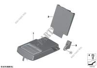 Rear seat centre armrest for MINI JCW ALL4 2015