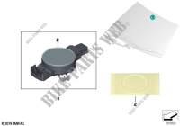 Sensor, rain/light/solar/condensation for MINI Cooper S 2014