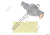 Silicone repl.plate driving light sensor for MINI Cooper 2014