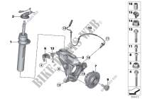 Spring strut, front VDC / mounting parts for MINI Cooper 2014