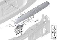 Tailgate locking system for MINI Cooper SD 2013