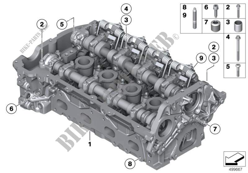 Cylinder head for MINI Coop.S JCW 2012