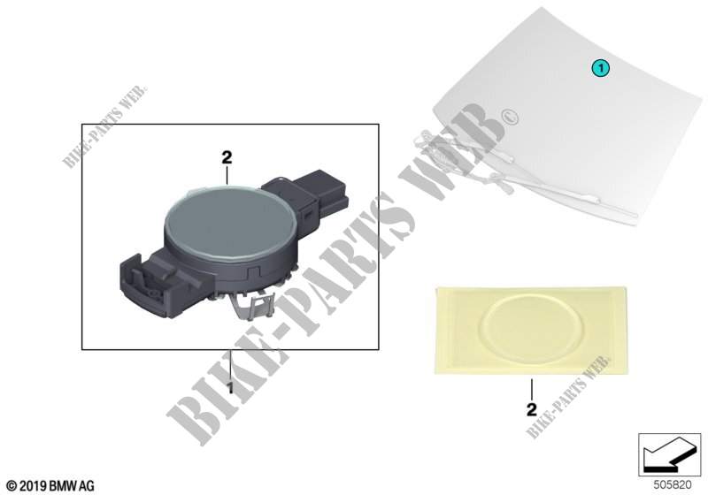 Sensor, rain/light/solar/condensation for MINI Cooper S 2014