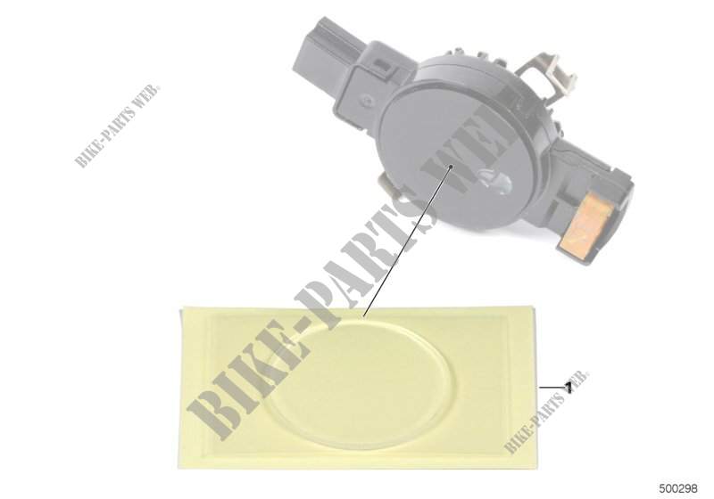 Silicone repl.plate driving light sensor for MINI Cooper S 2013